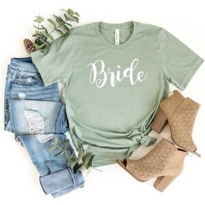 3/$25 Green Bride Graphic Tee NWOT